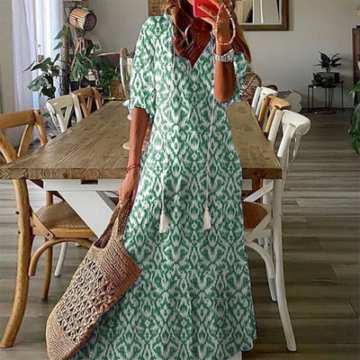Annemarije™ | Boho Buikbedekkende Jurk