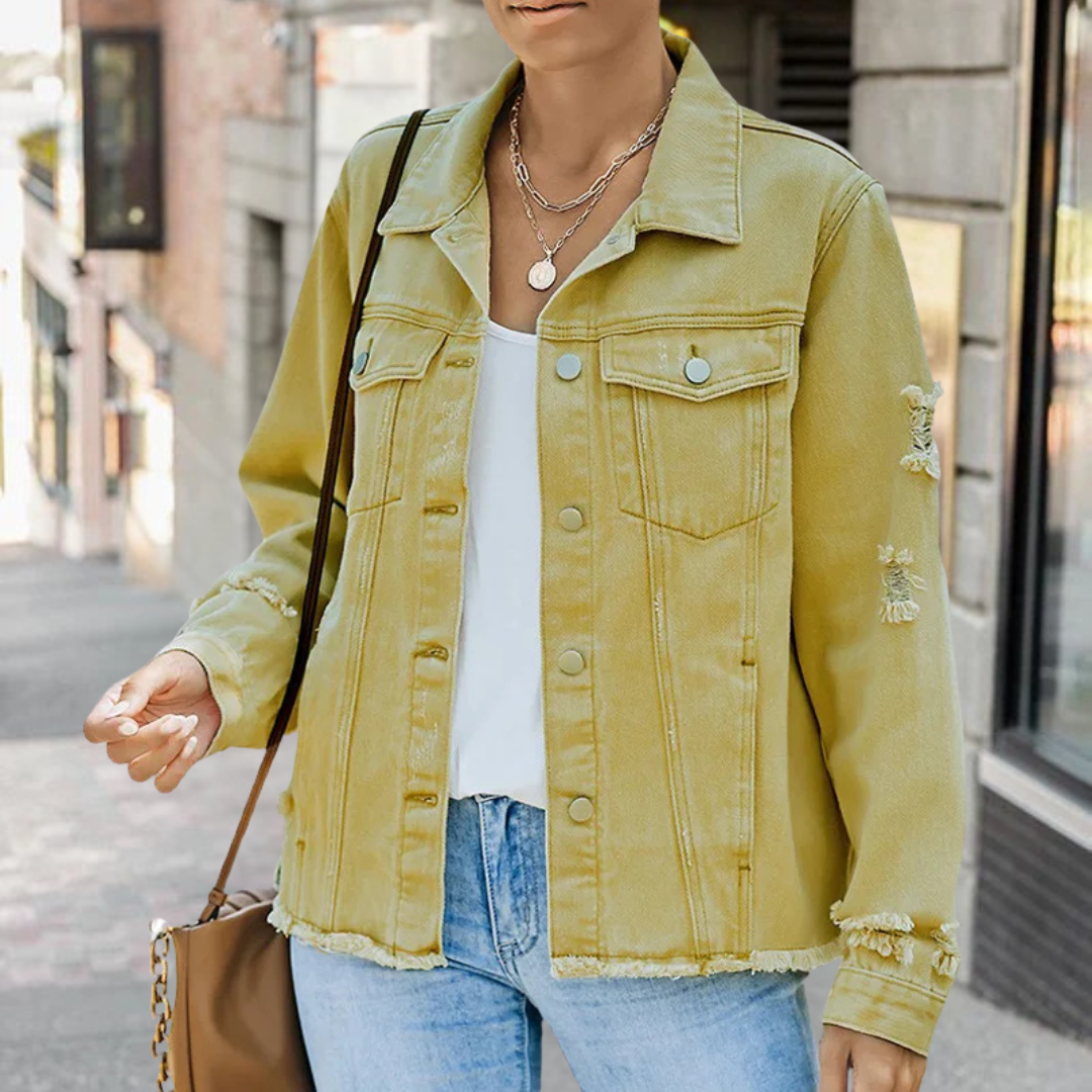 Evelien™ | Dames Spijkerjas met Casual Look
