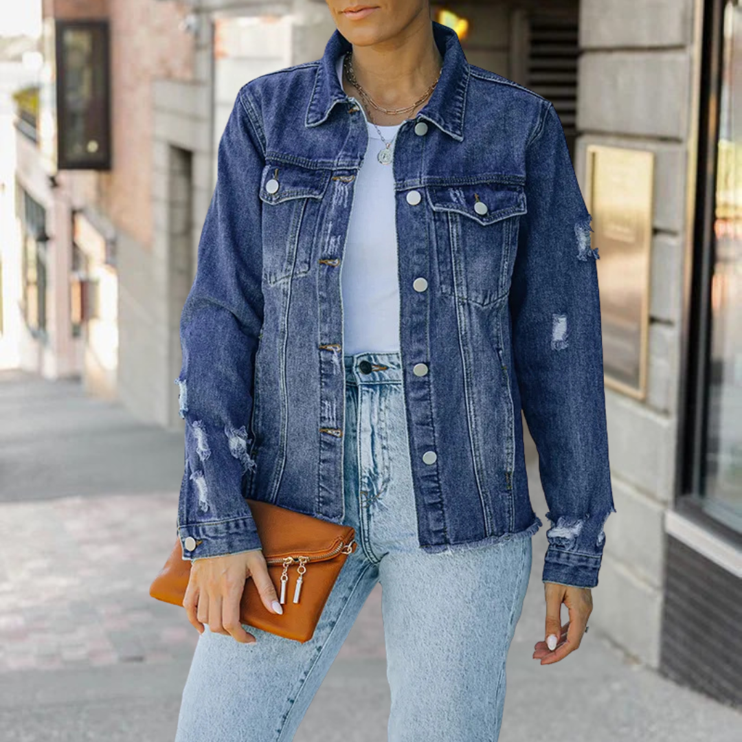 Evelien™ | Dames Spijkerjas met Casual Look