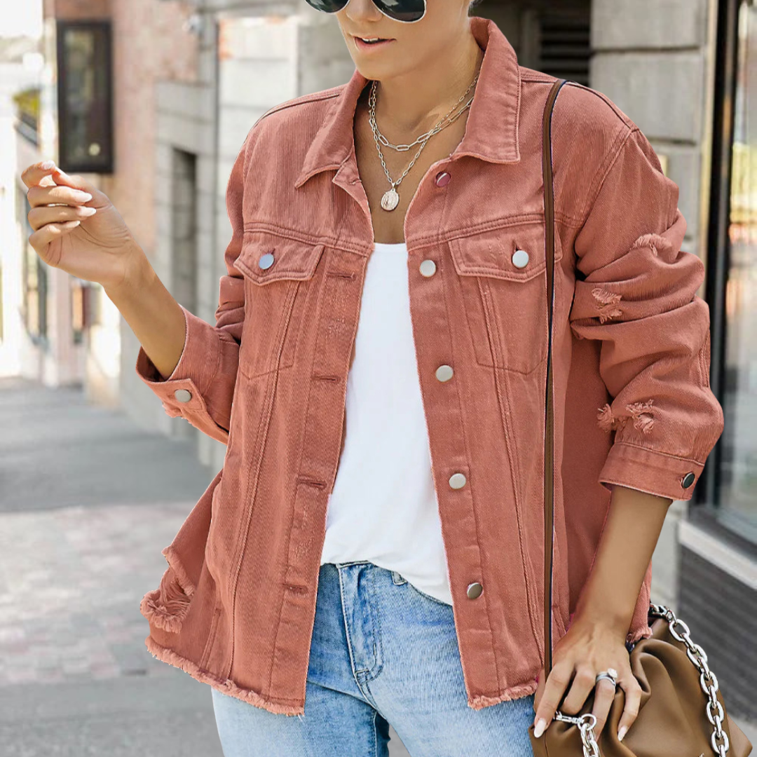 Evelien™ | Dames Spijkerjas met Casual Look