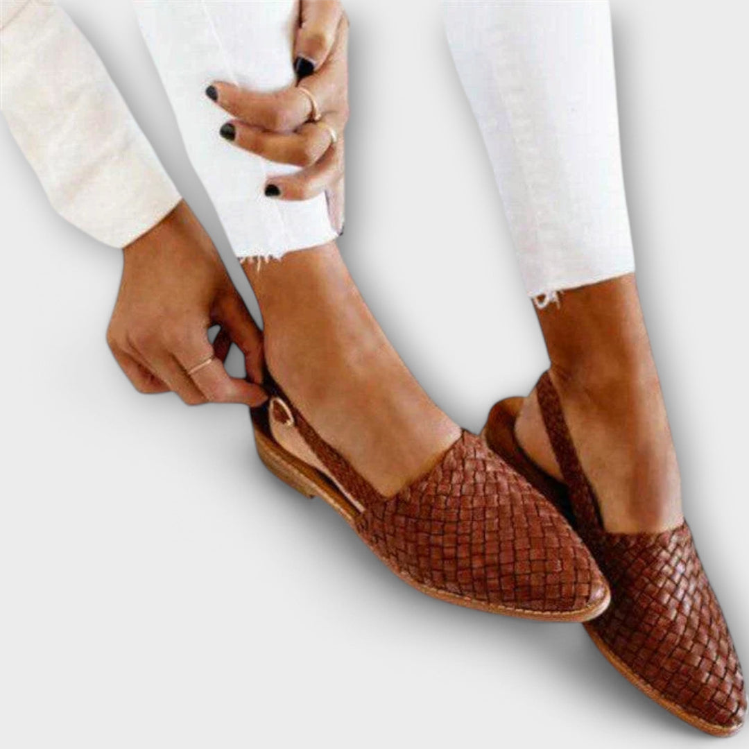 Leontien™ | Elegante leren instappers