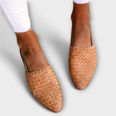 Leontien™ | Elegante leren instappers