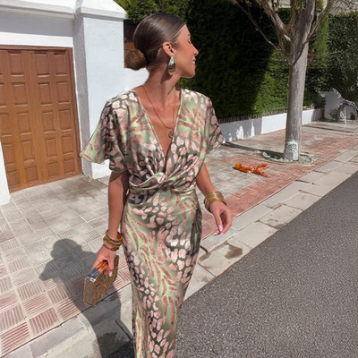 Danique™ | Elegante jurk met draping
