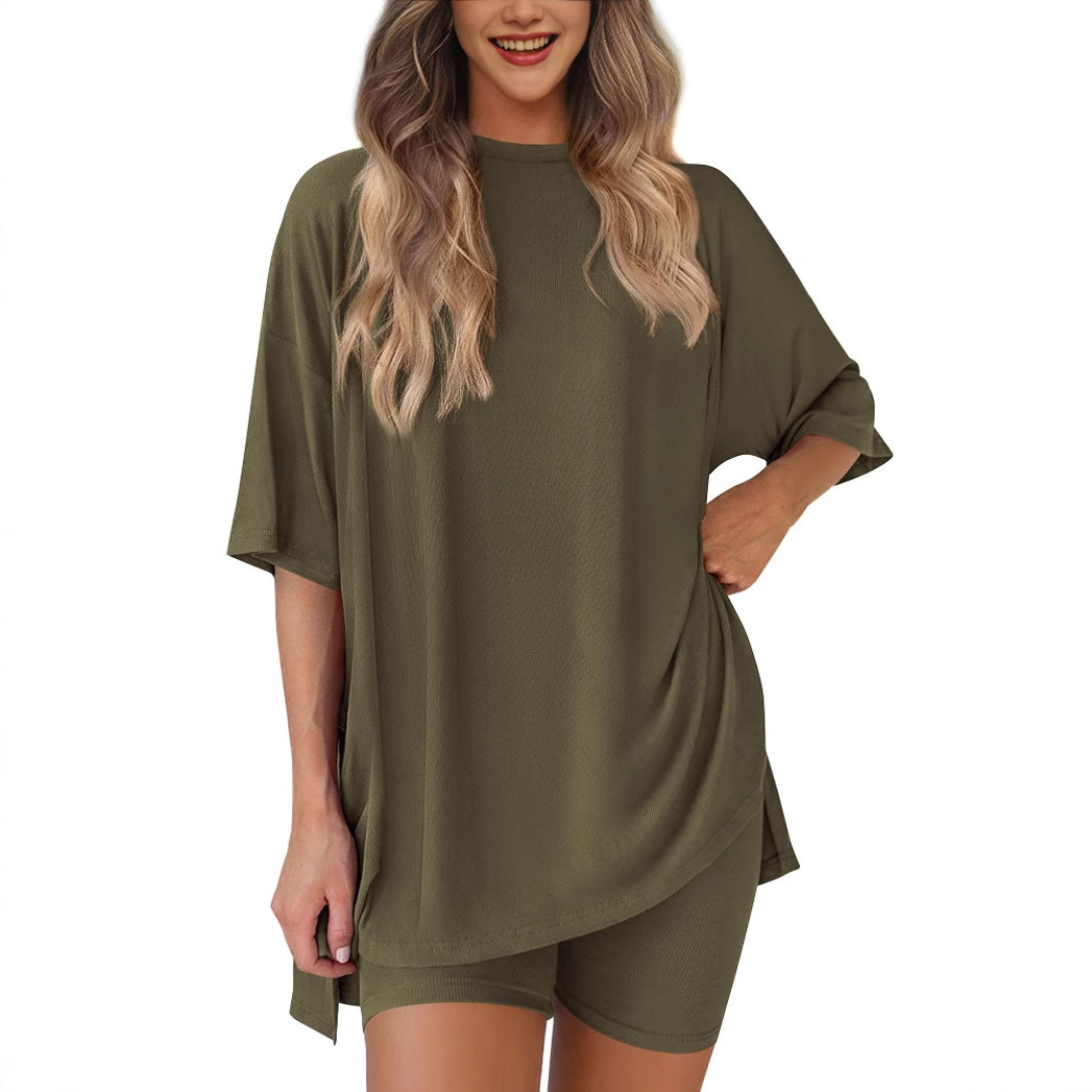 Tijn™ | Losse mode Casual korte mouwen