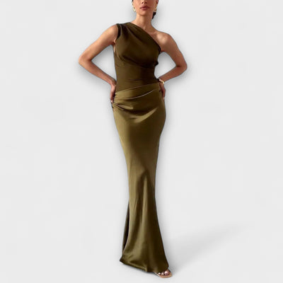 Heleen™ | Elegante Een-Schouder Jurk