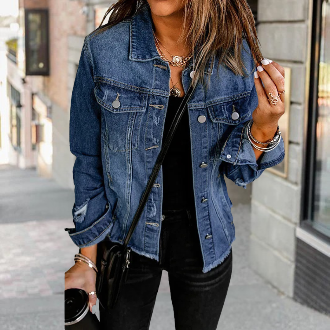 Evelien™ | Dames Spijkerjas met Casual Look