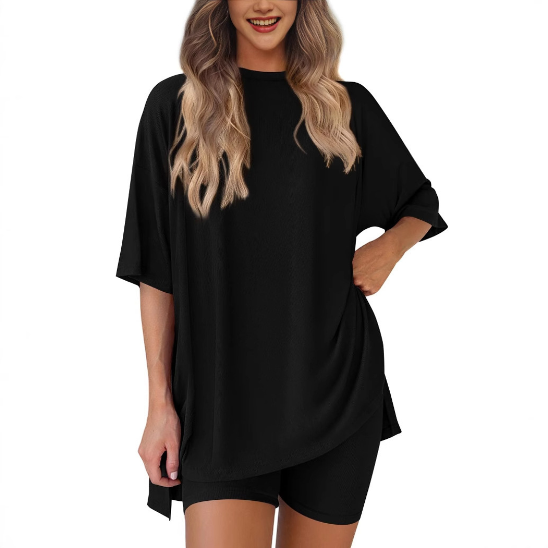 Tijn™ | Losse mode Casual korte mouwen