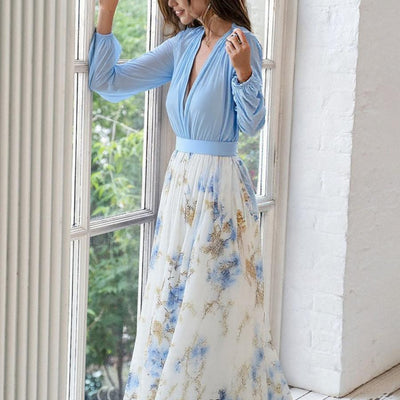 Renske™ | Maxi jurk met bloemenprint Dazzling