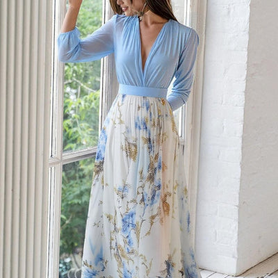 Renske™ | Maxi jurk met bloemenprint Dazzling