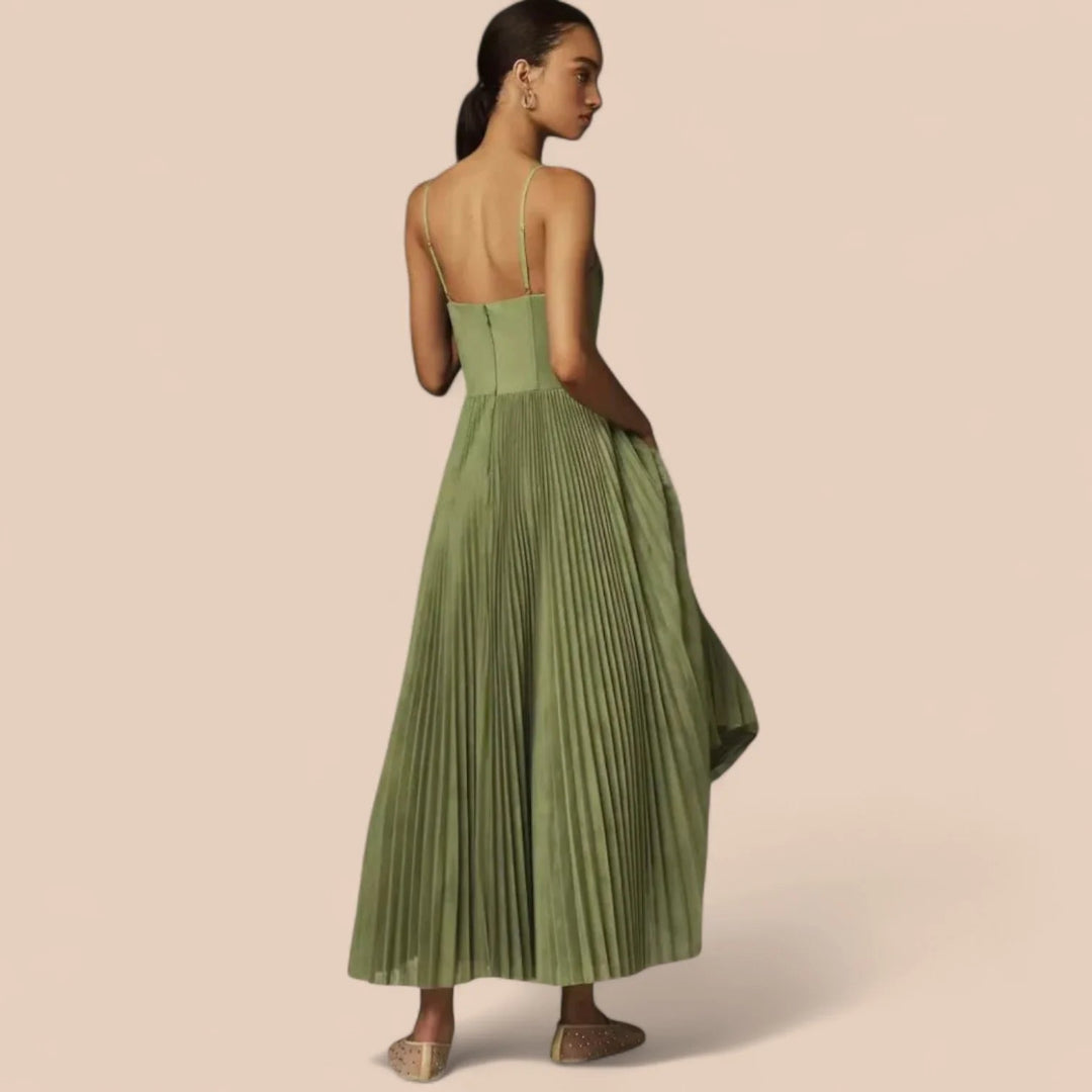 Jade™ | Elegante Plissé Jurk van Tulle