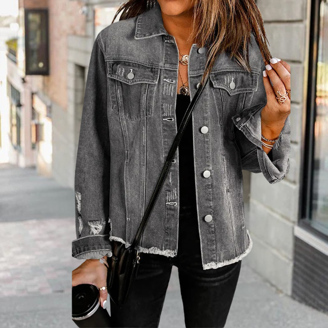 Evelien™ | Dames Spijkerjas met Casual Look
