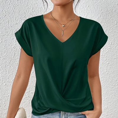 Lianne™ | Dames-T-shirt met hartvorm en korte mouwen