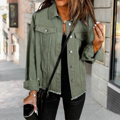 Evelien™ | Dames Spijkerjas met Casual Look
