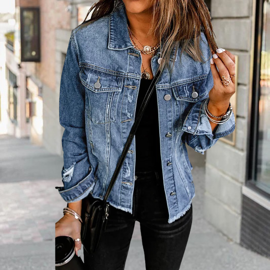 Evelien™ | Dames Spijkerjas met Casual Look