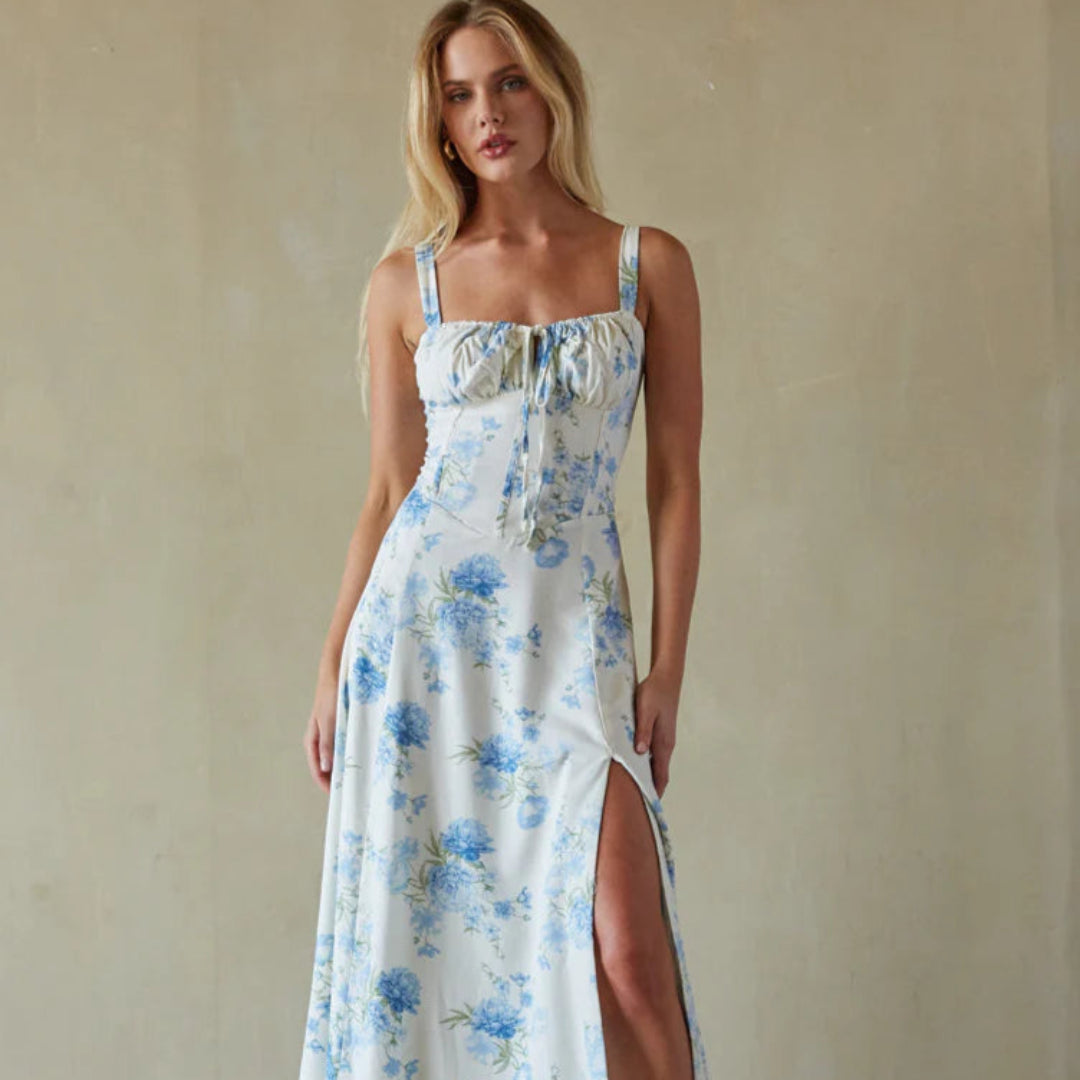 Sanne™ | Midi Taille Jurk