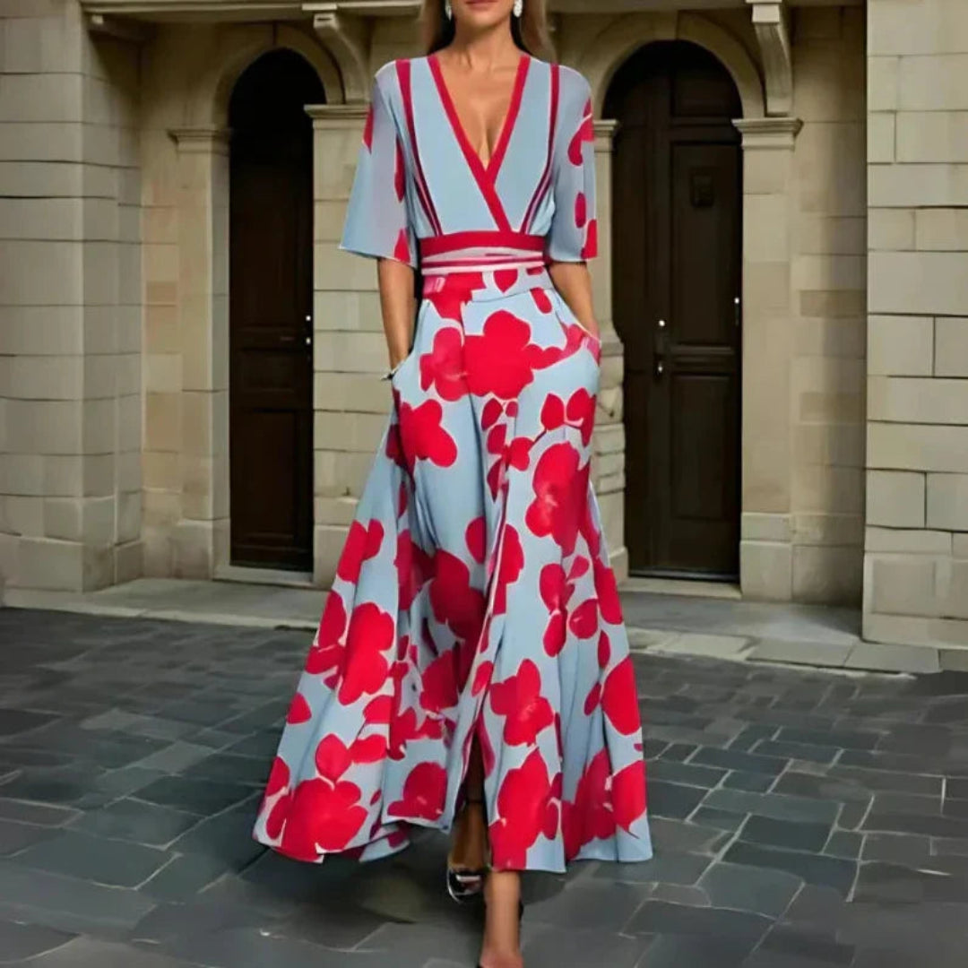 Pien™ | Elegante en bloemrijke wikkeljurk