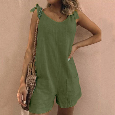 Nienke™ | Jumpsuit met Strikbanden en Zakken