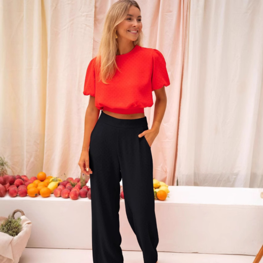 Ageeth™ | De gecropte blouse
