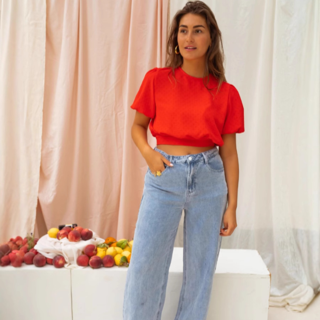 Ageeth™ | De gecropte blouse