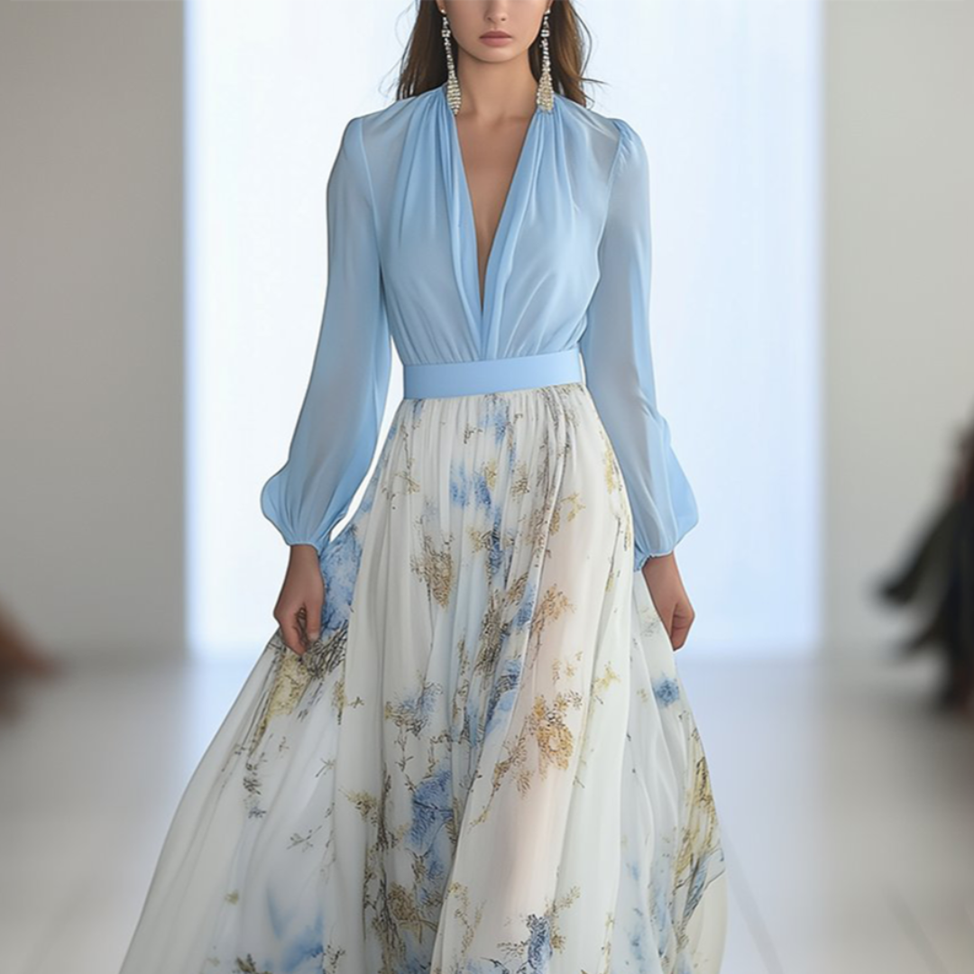 Renske™ | Maxi jurk met bloemenprint Dazzling