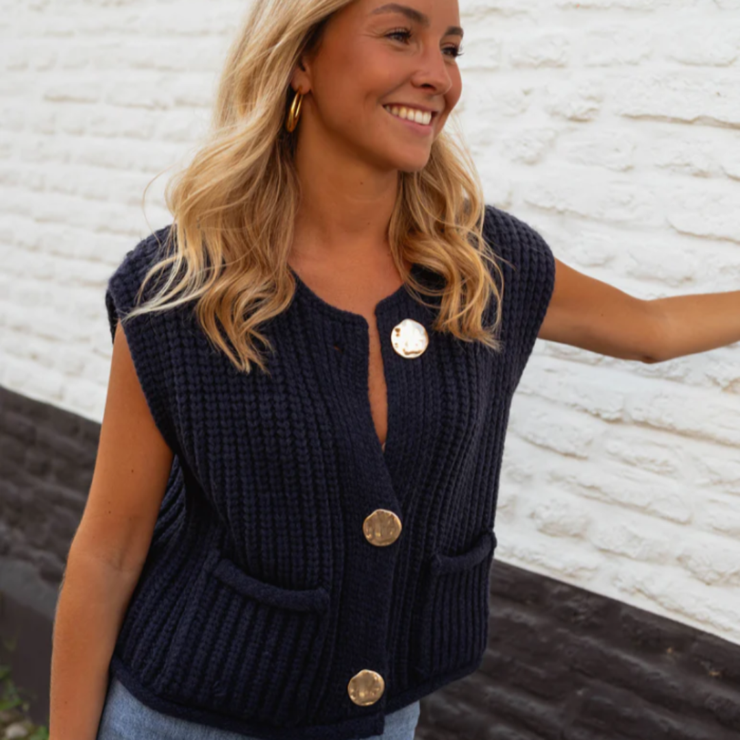 Jacqueline™ | Die chice layering-strickweste