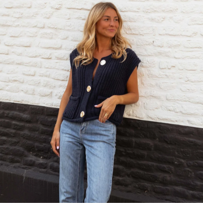 Jacqueline™ | Die chice layering-strickweste