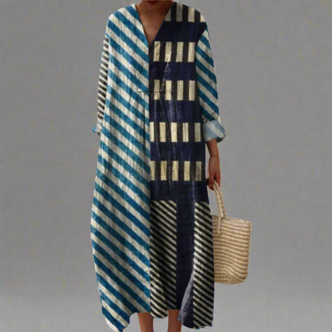 Gerarda™ | Elegante geometrische jurk