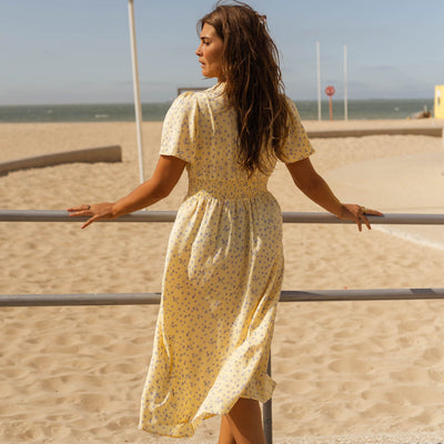 Nanne™ | Het Gebloemde Zomer Midi-jurk