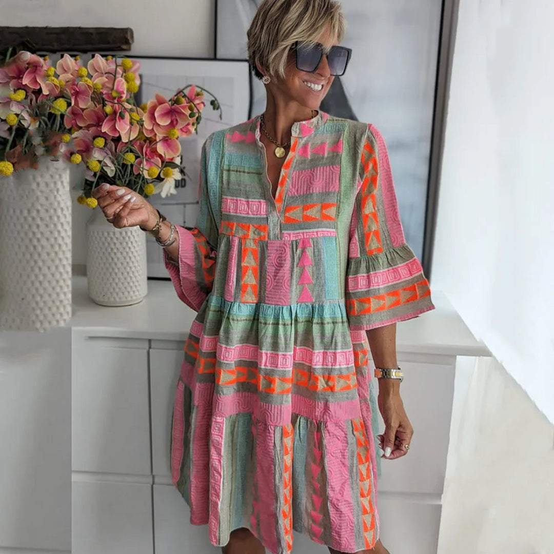 Maud™ | Boho-Lagen-Swingjurk