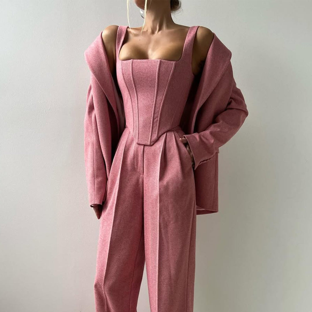 Linneke™ | Elegante 3-delige Damesoutfit