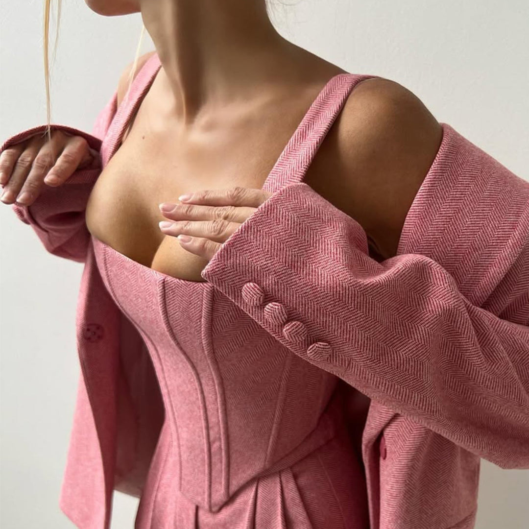 Linneke™ | Elegante 3-delige Damesoutfit