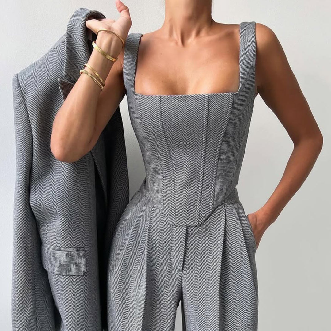Linneke™ | Elegante 3-delige Damesoutfit