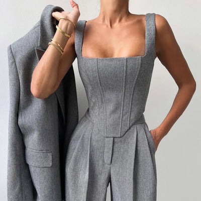 Linneke™ | Elegante 3-delige Damesoutfit