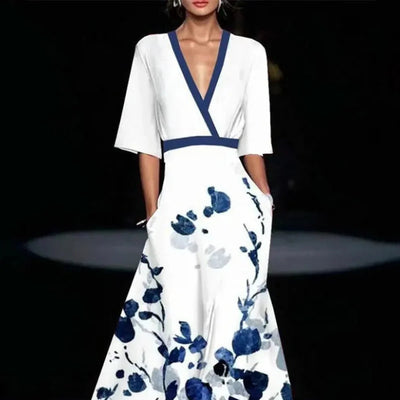 Carolijn™ | Elegante jurk met korte mouwen