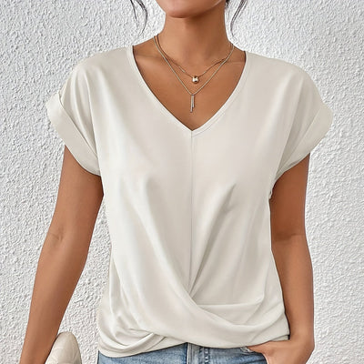 Lianne™ | Dames-T-shirt met hartvorm en korte mouwen