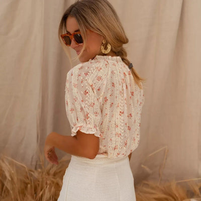 Kristin™ | De bloemenblouse