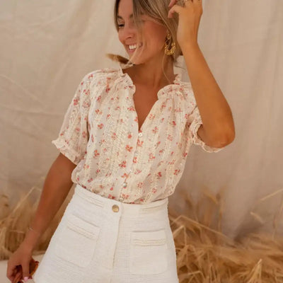 Kristin™ | De bloemenblouse
