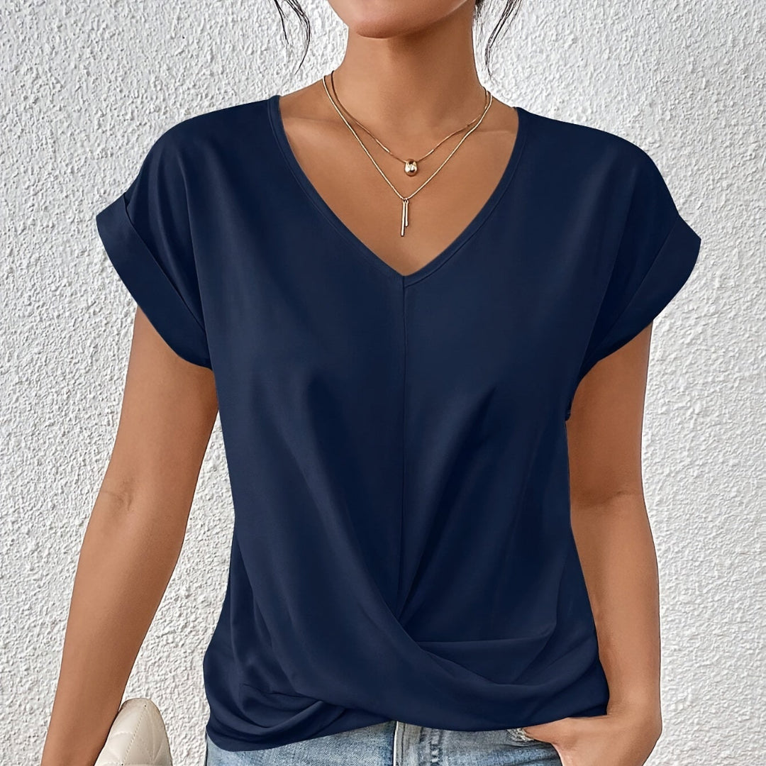 Lianne™ | Dames-T-shirt met hartvorm en korte mouwen