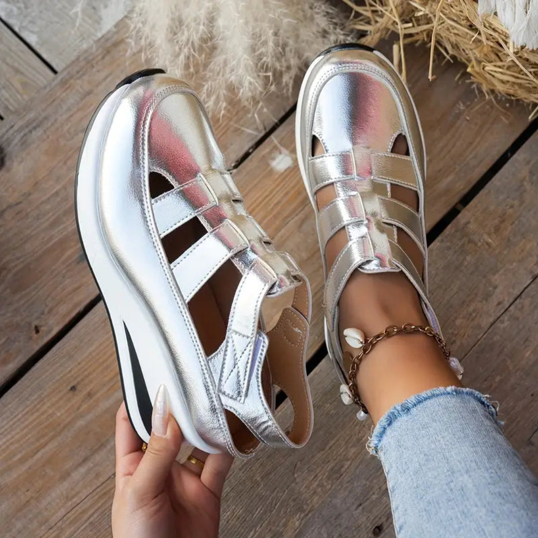 Geesje™ | Vrouwen Holle Uit Ademend Wedge Sandalen