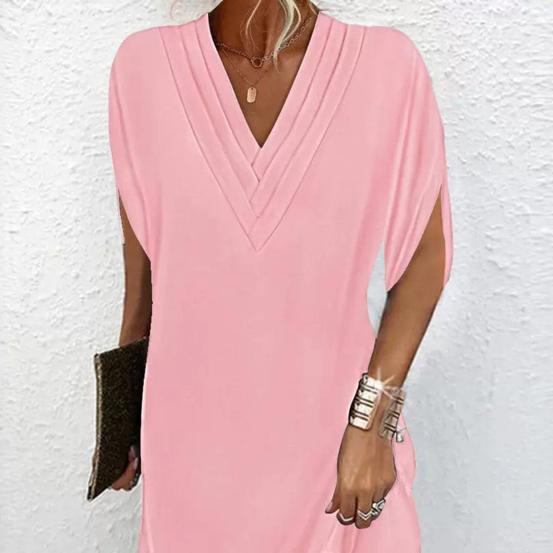Anemoon™ | Elegante Jurk met V-Hals 1+1 GRATIS