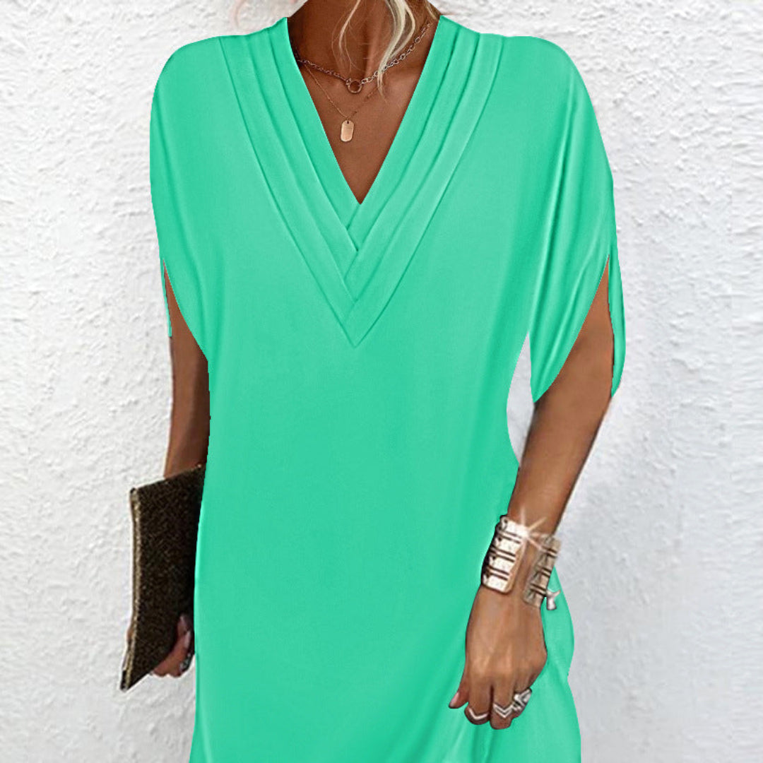 Anemoon™ | Elegante Jurk met V-Hals 1+1 GRATIS