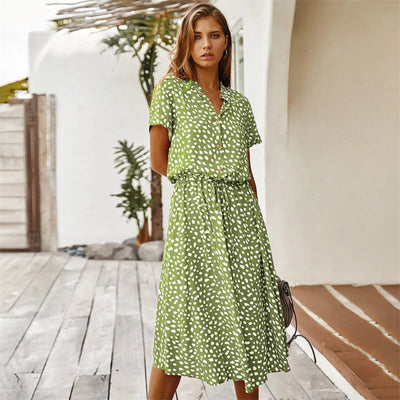 Hennie™ | Comfortabele Linnen Zomerjurk