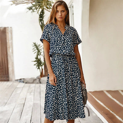Hennie™ | Comfortabele Linnen Zomerjurk