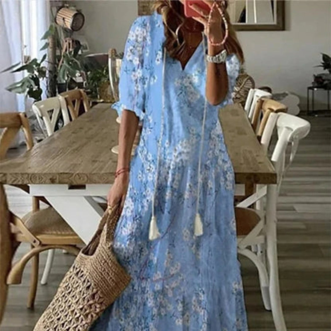 Annemarije™ | Boho Buikbedekkende Jurk
