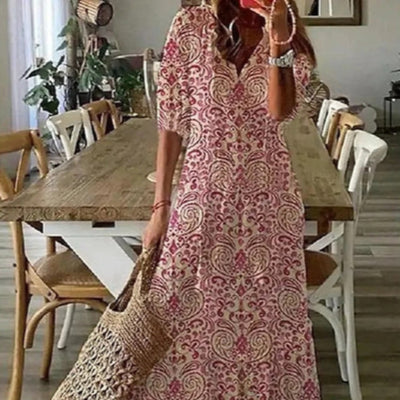 Annemarije™ | Boho Buikbedekkende Jurk